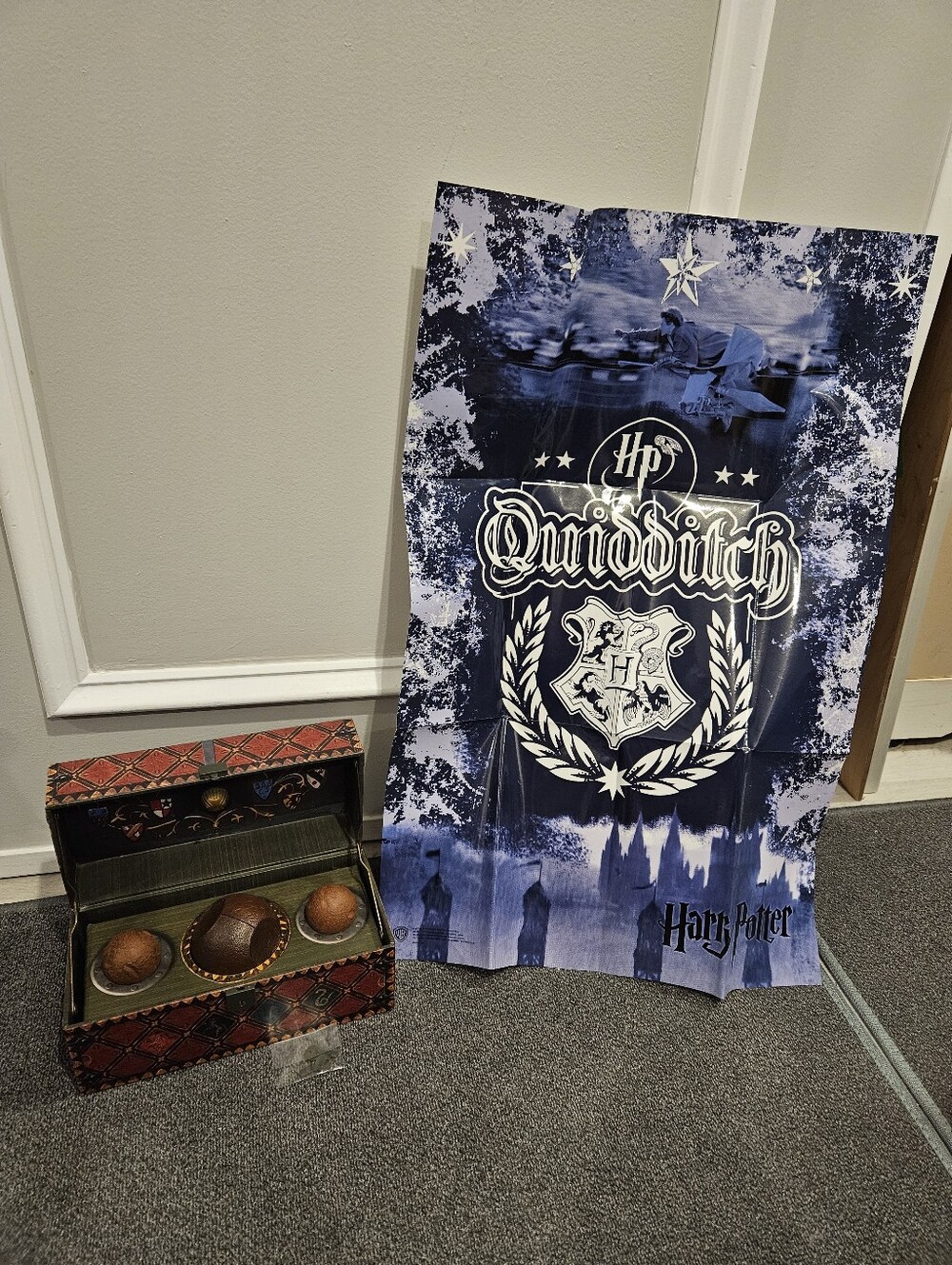Harry Potter Quidditch Set With Poster